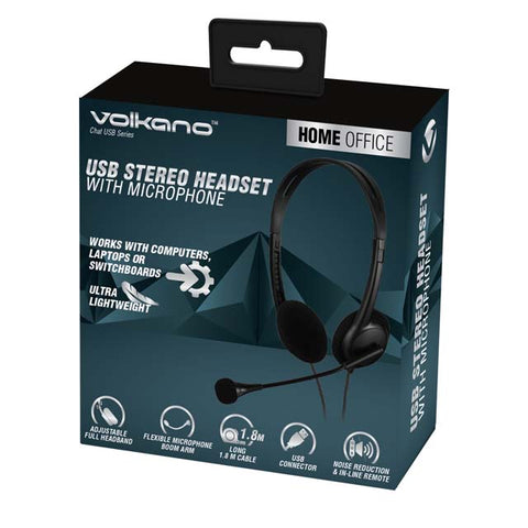 HEADPHONE MONO W/MIC BLK