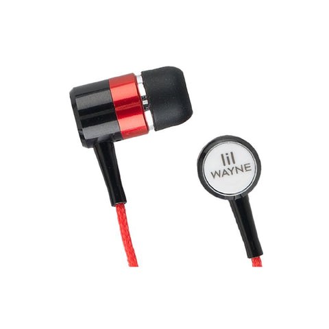 EARPHONE 16R 3.5MM 4FT CORD RED