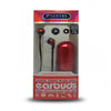 EARPHONE 16R 3.5MM 4FT CORD RED WITH CARRY CASE