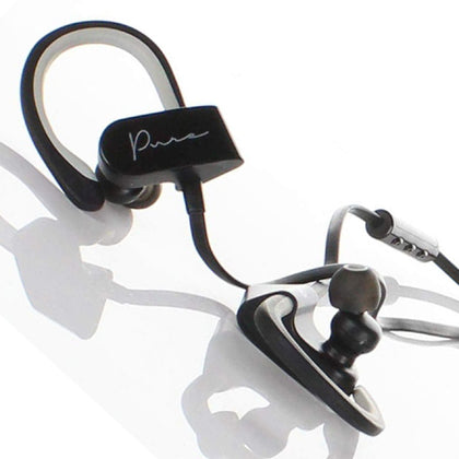 EARPHONE BLUETOOTH W/MIC BLACK & WHITE WIRELESS BAT 110MAH 5VDC