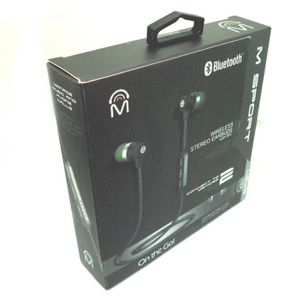 EARPHONE BLUETOOTH W/MIC BLACK WIRELESS BATTERY 60MAH 5V DC