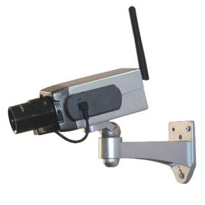 CAMERA DUMMY WITH FLASHING LED MOTION DETECTION SYSTEM