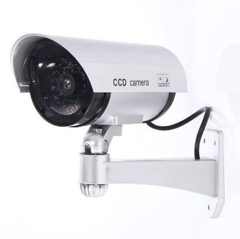 CAMERA DUMMY WITH FLASHING LED INDOOR/OUTDOOR USE NEED 2AA BATT