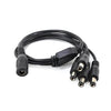 CAMERA POWER SPLITTER CABLE 1 FEM TO 4 MALE/2.1X5.5MM