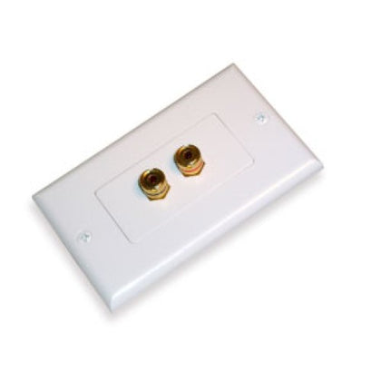 WALL PLATE BINDING POST 2POS