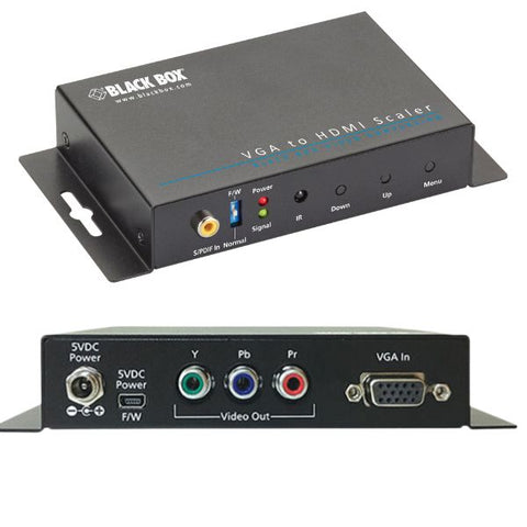 VGA TO COMPONENT & COMPOSITE VIDEO SCALER 5V 2A