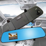 CAMERA CAR DASHBOARD REAR VIEW MIRROR 2.4IN SCRN MOTION DETECT