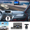 DASH CAMERA 1080P 3LENS 4INCH DVR FRONT INNER REAR NIGHTVISION