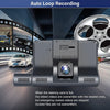 DASH CAMERA 1080P 3LENS 4INCH DVR FRONT INNER REAR NIGHTVISION