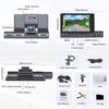 DASH CAMERA 1080P 3LENS 4INCH DVR FRONT INNER REAR NIGHTVISION