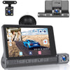 DASH CAMERA 1080P 3LENS 4INCH DVR FRONT INNER REAR NIGHTVISION