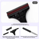 REAR-VIEW MIRROR CLEANING TOOL RETRACTABLE SQUEEGEE/ WIPER