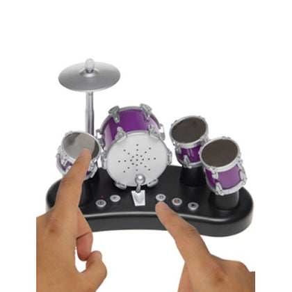 FINGER DRUMS-AGES 5+ REQUIRES 2XAAA BATTERIES