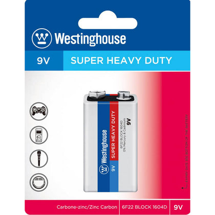 BATTERY SUPER HEAVY DUTY 9V