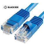 PATCH CORD CAT5E BLU 1FT SNAGLESS BOOT