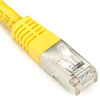 PATCH CORD CAT5E YEL 25FT SHIELD F/UTP SNAGLESS