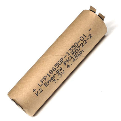 BATTERY LITHIUM 3.3V 4.45WH WITH RA TABS 18X65MM