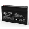 BATTERY LEAD ACID 6V 1.3AH QTAB 3.81X0.98X2IN(LXWXH)