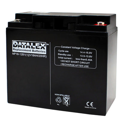BATTERY LEAD ACID 12V 18AH 7.08X3.03X6.53IN(LXWXH)