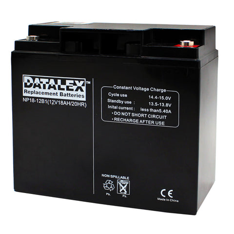 BATTERY LEAD ACID 12V 18AH 7.08X3.03X6.53IN(LXWXH)