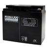 BATTERY LEAD ACID 12V 18AH W/B1 TERMINALS 7.08X3.03X6.5IN(LXWXH)