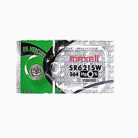 BATTERY SILVER OXIDE 364 1.55V REPLACES SR621SW SR60 AG1 LR60