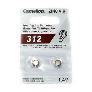 BATTERY ZINC AIR 312 1.4V/1.45V HEARING AID BATTERY