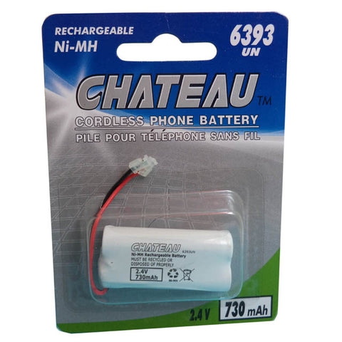 BATTERY NI-MH 2XAAA 730MAH 2.4 UNIVERSAL CONN