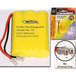 BATTERY NI-MH 3XAAA 800MAH 3.6V UNIVERSAL CONN