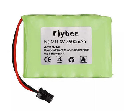 BATTERY NI-MH 5XAA 6V 3500MAH WITH JST-SM-2PIN CONNECTOR