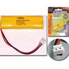 BATTERY NI-MH 2XAAAA 500MH 2.4V WITH JST CONNECTOR