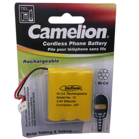 BATTERY NI-CAD 3XAA 600MAH JST 3.6V WHITE PLUG