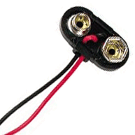 BATTERY SNAP 9V T VINYL COVER 4IN