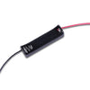BATTERY HOLDER AAX1 PLASTIC BLK WITH WIRES{{