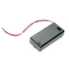 BATTERY HOLDER AAX2 WITH SWITCH AND BLACK COVER PLASTIC