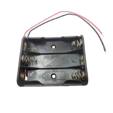 BATTERY HOLDER AAX3 W/ WIRE