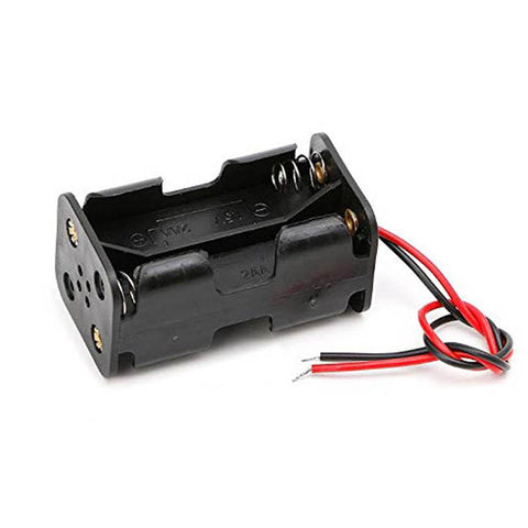 BATTERY HOLDER AAX4 PLAS WIRES