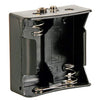BATTERY HOLDER DX2 PLASTIC BLK SNAP TERMINALS