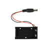 BATTERY HOLDER 9V PLASTIC BLK WITH WIRE AND 2.1MM DC PLUG