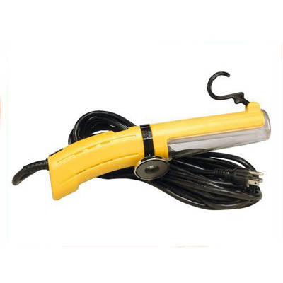 WORKLIGHT FLOURESCENT 120V 13WAT CABLE 12FT SWIVEL W/HANGING HOOK