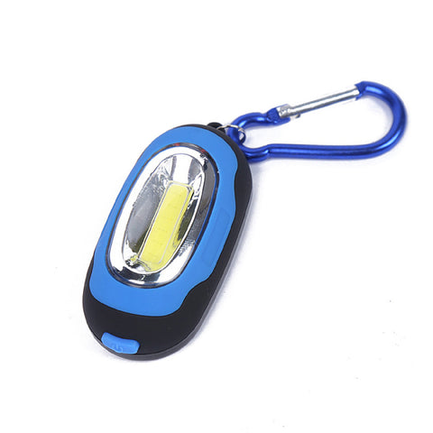 FLASHLIGHT WHITE WITH KEYCHAIN INCLUDES 2 CR2032 BATTERIES