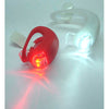 FLASHLIGHT SAFETY RED/WHITE 2LED WITH 2COIN CELL CR2032