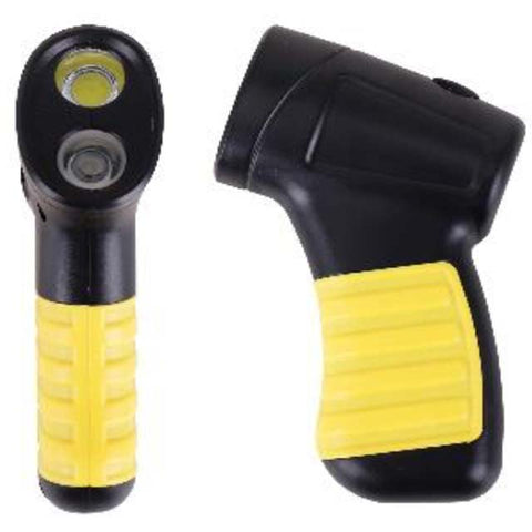 FLASHLIGHT COB LED PISTOL GRIP 3AAA BATTERIES INCLUDED 180LUMEN