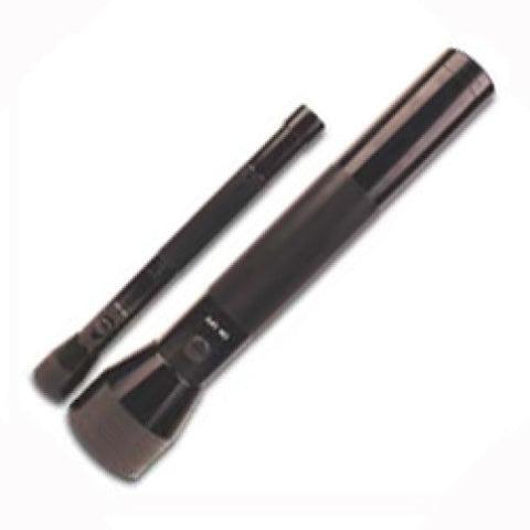 FLASHLIGHT WHITE 3 & 6 LED TWIN PACK ALUMINIUM BODY BLACK
