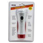 FLASHLIGHT WHITE 4LED CRANK POWERED MAGNETIC BASE