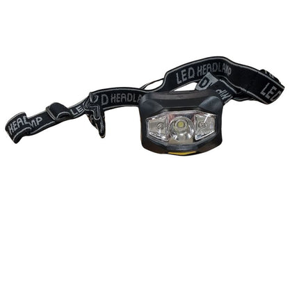 HEADLAMP 3LED 120/50 LUMENS ADJUSTABLE STRAP AND 3 AAA BATT