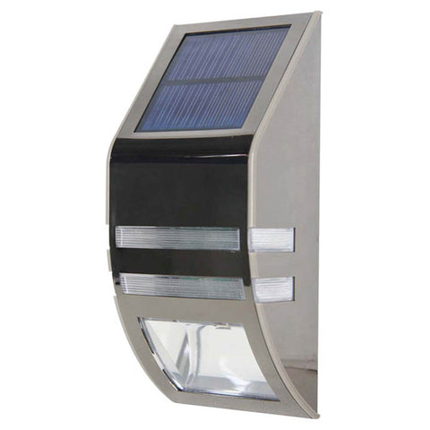 LED LIGHT SOLAR W/MOTION SENSOR WALLMOUNT WATERPOOF IP65 OUTDOOR