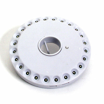 CAMPING LIGHT WHITE 24 LEDS WITH HANGING HOOK-4AA BATTERIES