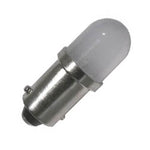 LED BULB BAYONET GREEN 12VAC/DC 1300MCD T3 1/4 10MM