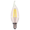 BULB VINTAGE SCREW 120V CA35 CANDELABRE 140LUMENS  3000HRS